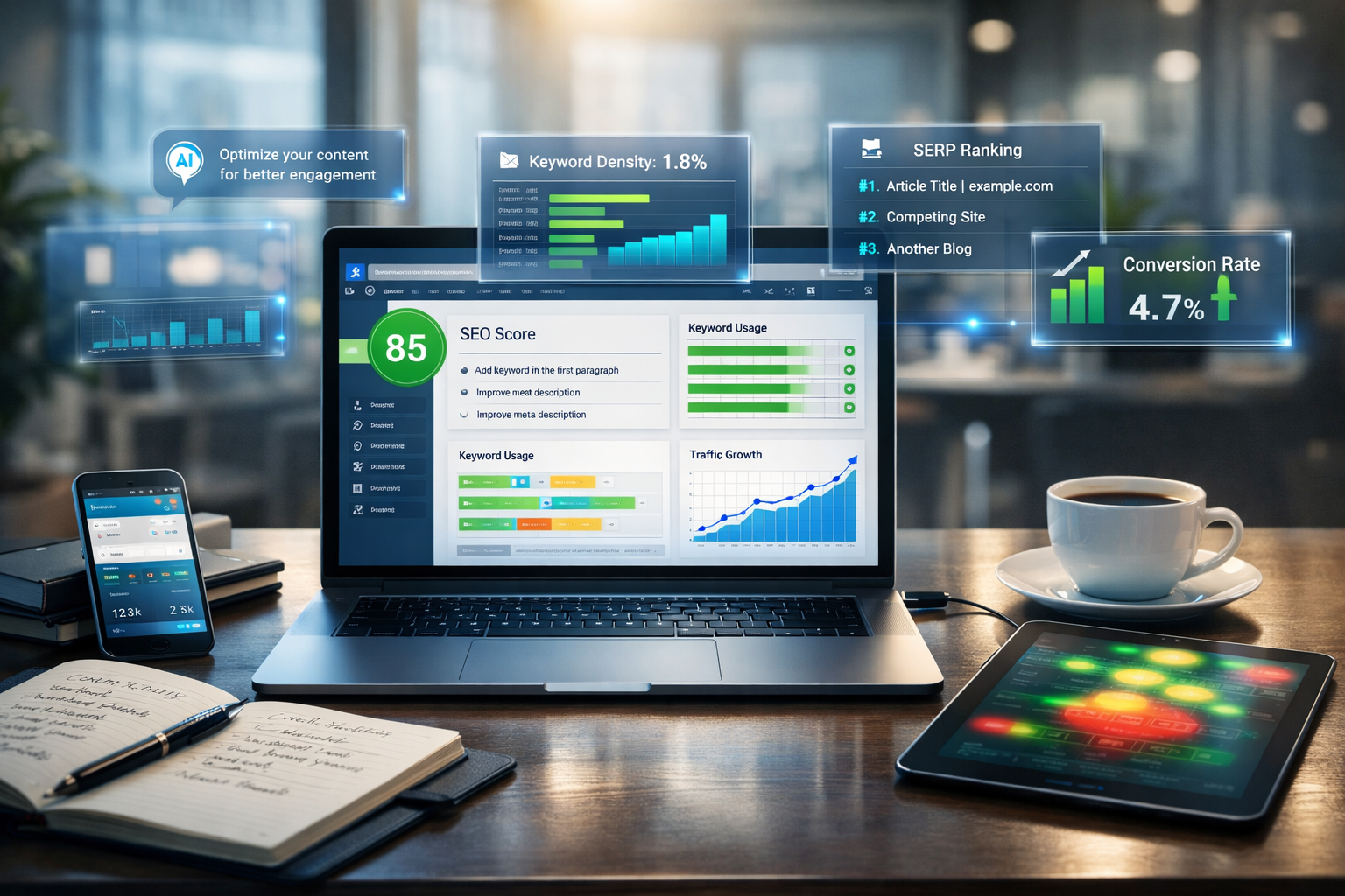 AI content optimization strategies for SEO content writing - how to write content that ranks and drives conversions